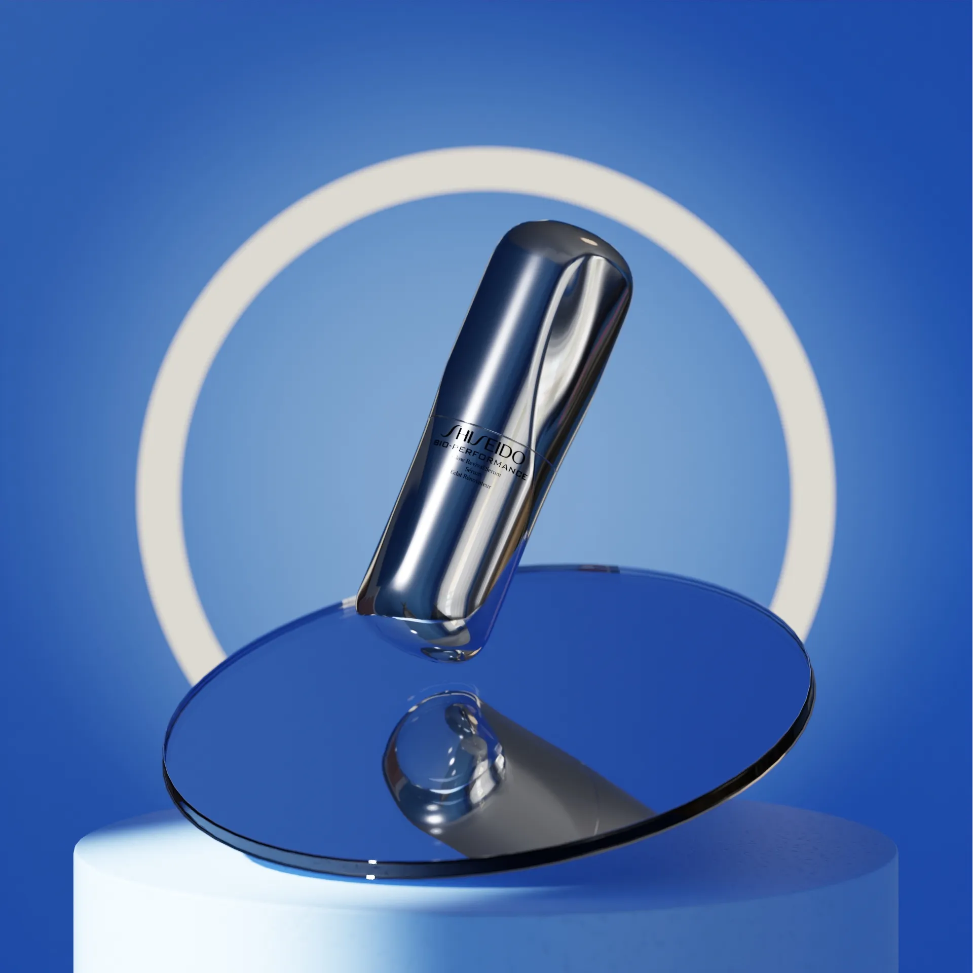 Shiseido product 3D render